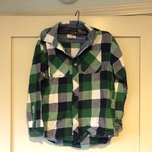 Girls Long Sleeve Flannel